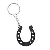 AWST Int'l Horseshoe Key Chain- Black