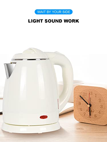 Bouilloire électrique 1.2L blanche pour thé et infusion rapide 1350W - 8