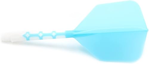 Miniatura 2 de CUESOUL ROST T19 - Eje de dardos integrado y vuelos de 1.299 in con forma de ala grande, di adiós a la caída del vuelo de dardos