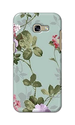Image of Printed Hard Back Cover Case for Samsung Galaxy A5 2017 Back Cover (Floral Painting) -702