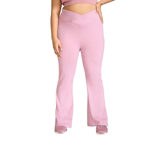 Kica Cotton Flare Pants Pink