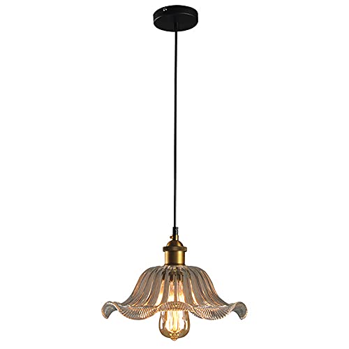 Suspension créative en verre de cristal rétro luminaire de plafond 20cm