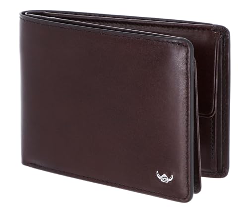 Porte-Monnaie Colorado RFID Golden Head portefeuille cuir bordeaux avec compartiment secret 1159
