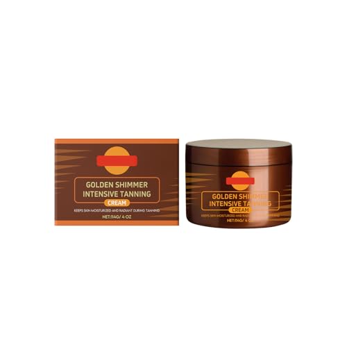 2PC Autoabbronzante Natural Bronzer, Self Tanner Cream, Per un'Abbronzatura Uniforme e Naturale, A Rapido Assorbimento, Azione Idratante e Levigante, per una Abbronzatura Intensa e Duratura