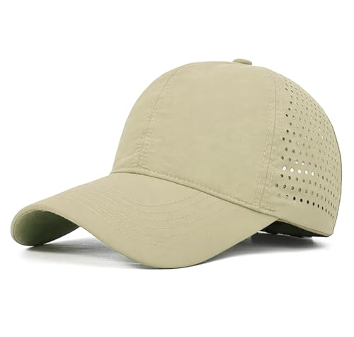 Image of Gelante Men Women Waterproof Quick Dry Baseball Cap Run Hats Mesh Lightweight for Outdoor Sports