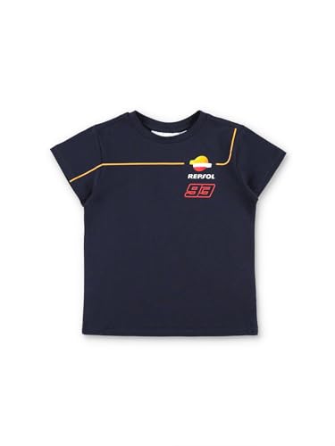 T-Shirt Enfant Marc Marquez 93 Bleu HR Racing Moto GP