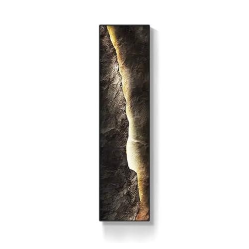 Sculpture décorative LED en pierre craquelée : habillez vos murs vides avec un relief 3D