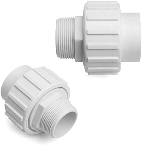 XtremepowerUS 90115 Universal NPT x 1.5" Adapter Fitting Quick Connector, size: 1. 5" size: 3-3/4"(H) x 3-1/4" Diameter, White