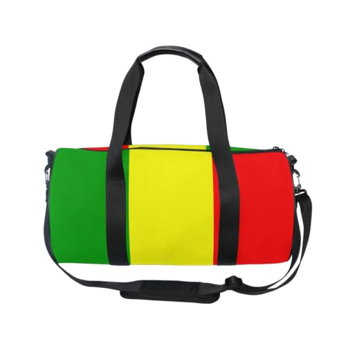 Bolsa de lona redonda con bolsillo interior para deporte y viaje 2