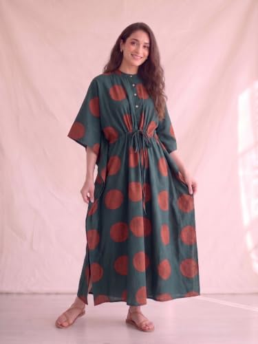 Image of Cotton Kaftan Dresses for Women |