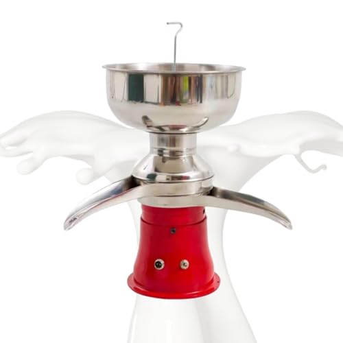 Separador eléctrico de crema, centrífuga de leche de acero inoxidable 304 para extracción de mantequilla y queso, capacidad de 50 l/100 l/h