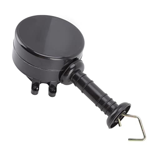 Portail de clôture électrique 5 m rétractable noir avec isolation renforcée - 7