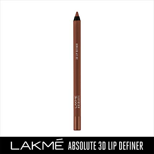 Image of LAKME Absolute 3D Lip Definer, Creme Finish - Sepia, 1.2g (Pack of 2)