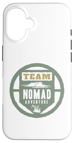 TEAM NOMAD ADVENTURE �T�[�N���G���u���� �A�E�g�h�A�T���Ɨp �X�}�z�P�[�X iPhone 16 �p