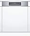 Bosch SBI4HCS48E Serie 4 XXL-Geschirrspüler integriert, 60 cm breit, Besteckschublade, Made in Germany, Silence Programm besonders leise, Extra Trocknen auf Knopfdruck