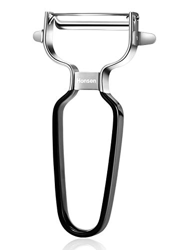 Image of Ultra Sharp Stainless Steel Vegetable Peeler for Potatoes, All Fruits & Veggies (Peeler with Brush)