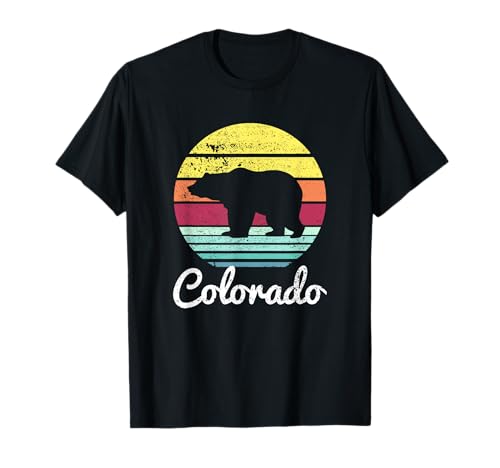 Vintage Retro Co Colorado Wildlife Bear Adventure T-Shirt T-Shirt
