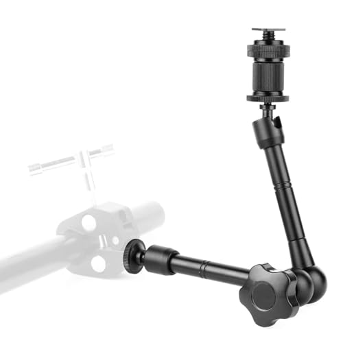 Image of PHOTOMAX 11 inch Magic Articulating Adjustable Arm for DSLR Camera, LCD Monitor, LED Lights, Flash Light, Microphone (11 inch Articulating Arm)