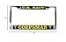 U.S. Navy Corpsman License Plate Frame (Chrome Metal)