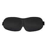 Travelon Eye Mask, Black, 8 x 3