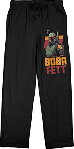 The Mandalorian Boba Fett Character Men's Drawstring Sleep Pajama Pants