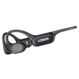 LOBKIN Auriculares de Conducción Aérea, Cascos Deportivos con Cancelación de Ruido y Reproductor de 8GB MP3