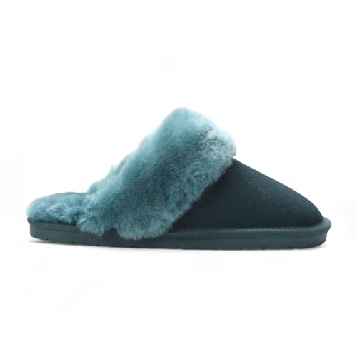 Chaussons mules en peau de mouton pour vos moments de détente à la maison