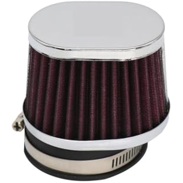Filtr powietrza motocykla 50mm 55mm 60mm pasuje do uniwersalnego motocyklowego samochodu wyścigowego sportowy filtr wlotu powietrza Size 45mm