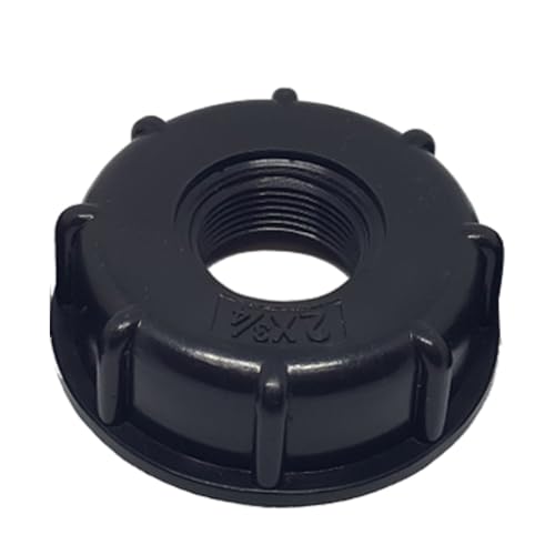 Serbatoio IBC Tote, Adattatore Tote IBC, Tappo Cisterna 1000 Litri, per Serbatoio da 60 Mm, Dattatori di Serbatoi di Giunti Filettati per Il Giardino Domestico