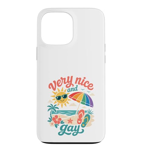 Very Nice And Gay Pride �T�}�[�r�[�` LGBTQ �X�}�z�P�[�X iPhone 13 Pro Max �p