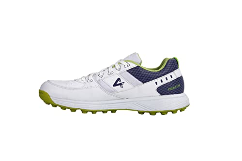 Image of SEGA Predator Cricket Shoes by Star Impact Pvt. Ltd. (White Green, Numeric 6)