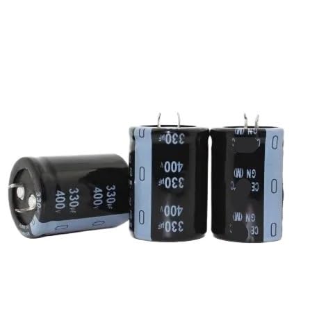 Condensador electrolítico 400V 330uf de 30x40mm para inversor solar y filtros de soldadoras