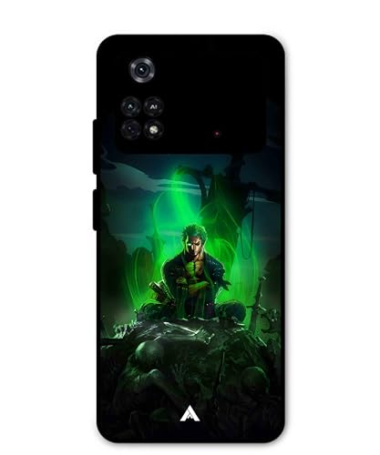 Image of Premium Anime 1 Case for Poco M4 Pro 4G (Glossy Finish) Soft-Touch Metal TPU Back Cover, Shockproof, Designer, Aesthetic Mobile Phone Case