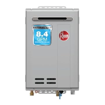 rheem outdoor water heater