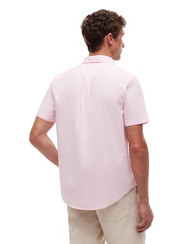 Image of Tommy Hilfiger Men's Short Sleeve Poplin Shirts in Regular Fit, Men's Button Down Shirts