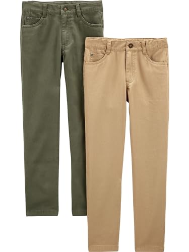 Image of Simple Joys by Carter's Baby Boys' 2-Pack Twill Pants