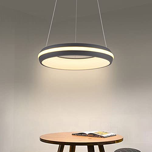 Éclairage suspendu simple nordique LED blanc contre la lumière agressive - 4