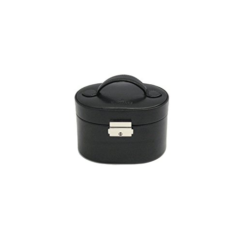 Preisvergleich Produktbild Windrose Merino kleiner Schmuckkoffer mit Einsatz 15 cm schwarz