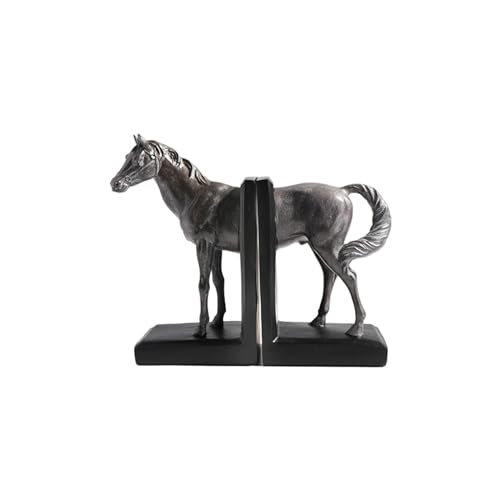 Serre livre tête de cheval pour organiser le salon et décorer un bureau rétro