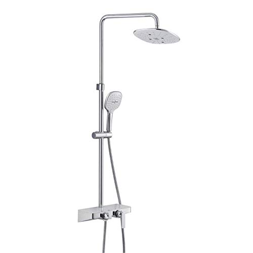 Ensemble de douche classique en laiton chromé chic pour votre salle de bain