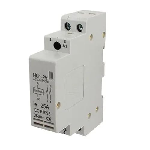 Contacteur AC HC125 25A contrôle circuit 2 pôles bobine 220V stable