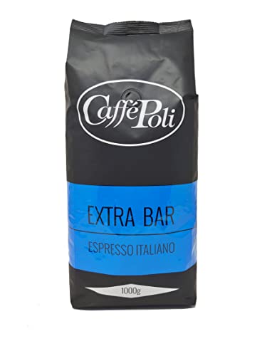 Caffè Poli in grani da 1 KG Caffè Poli - 1 Kg di caffè in grani miscela EXTRA BAR tostatura italiana