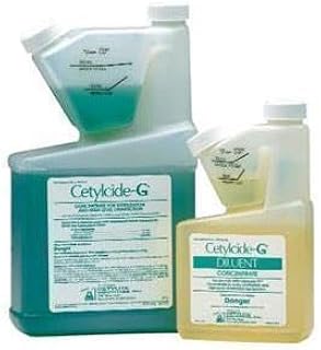 CET-0122 Cetylcide G Quart, 32oz g Bottle & 8oz Diluent