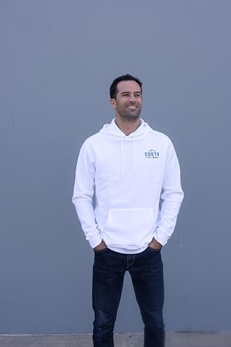 Costa Del Mar Prado Hoody - Unisex Adult - White - Medium - Hooded Sweatshirt3