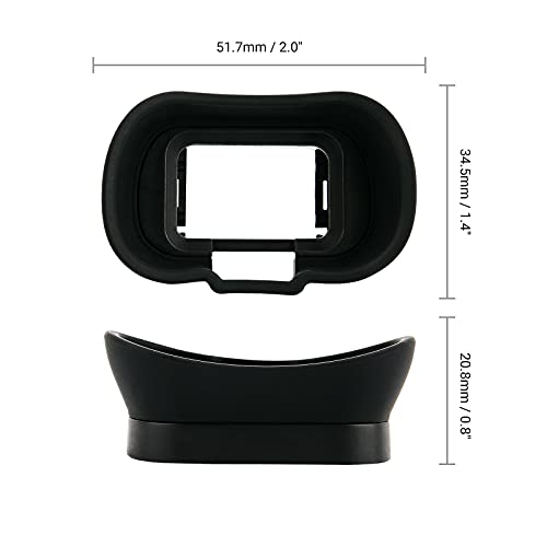 Soft Silicon Camera Viewfinder Eyecup Eye Cup Eyepiece Replacement For Sony Alpha A7R V A7Rv A7R5 A7 Iv A7M4 A7Iv A1 & A7S Iii A7Siii A7S3 Ilce-7Sm3 Evf Eyeshade Protector Replaces Sony Fda-Ep19 #TOP6