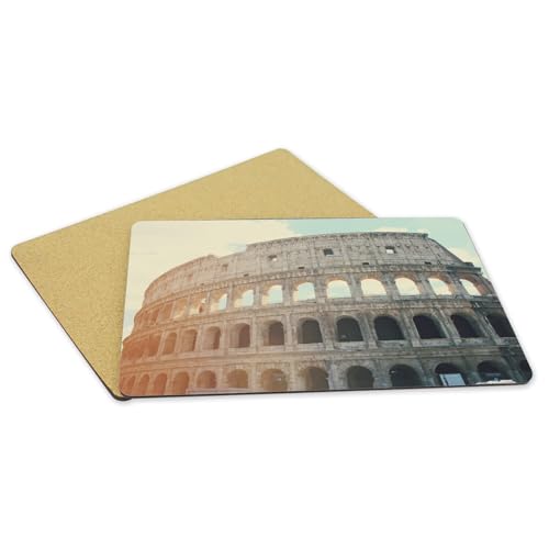 Sets de table souples en liège napperons grand format vue de Rome et Colisée - 5