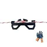 25 Pcs Electric Fence Poly Wire Tensioner,Rapid Rope Wire Tightener,Portable Electric Fence Insulator for Inline Fixing