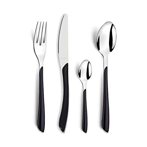 Amefa ECLAT 24-Piece Black Cutlery Set Cover