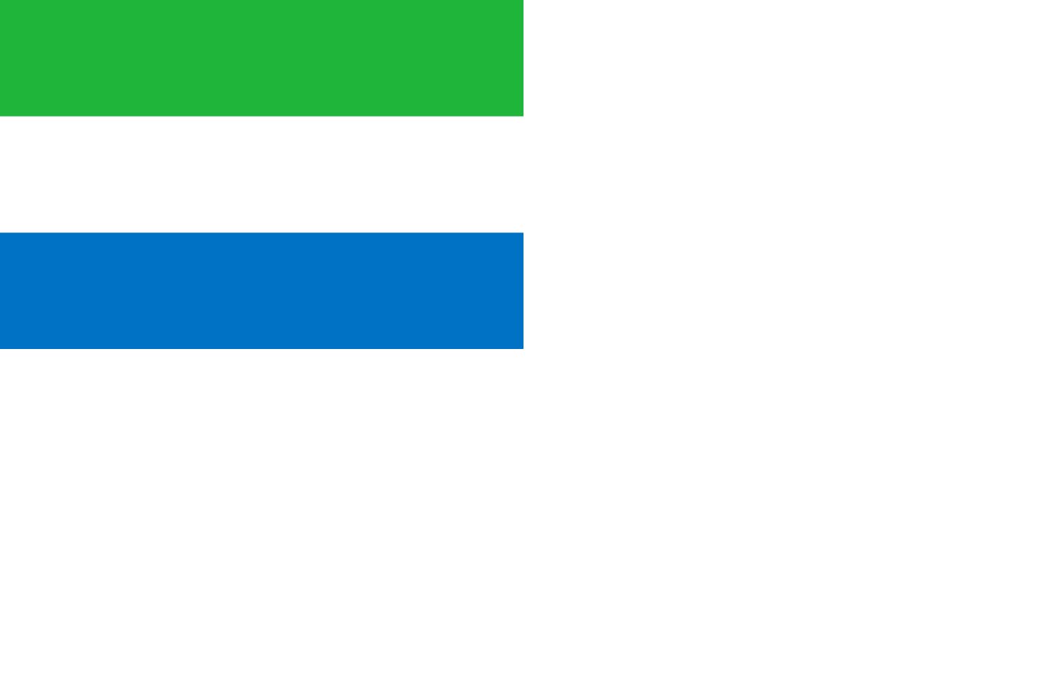 Drapeau Sierra Leone XL Naval Ensign idéal pour les commémorations et événements
