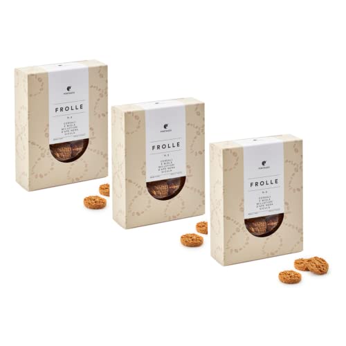 Pintaudi | Galletas Dulces Cereales y Miel | Galletas de miel de naranja siciliana | Galletas de mantequilla en bolsa con cereales - 3 x 160 Gr | 3 Cajas de Tortitas Rústicas y Genuinas